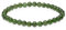 Lebensquelle Plus Kugelarmband | Perlen Armband 6 mm | Hochwertiges Edelsteinarmband | Natur Stein Edelsteinarmband dehnbar (Jade (Nephrit))