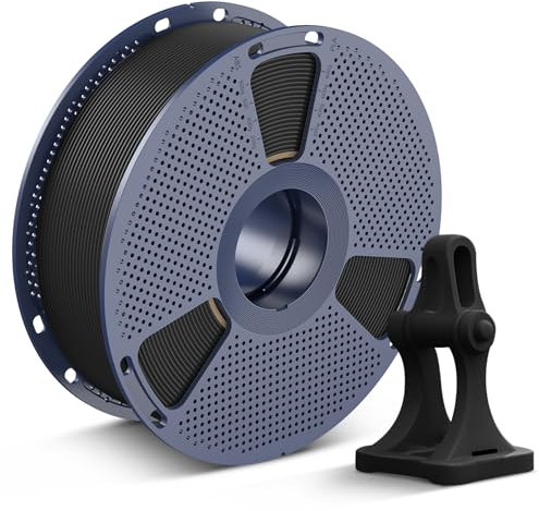 SUNLU High Speed PLA+2.0 Filament 1.75mm, Sehr Flüssige Rapid 3D Drucker Filament PLA Plus 2.0, Hohe Geschwindigkeit PLA+2.0 Entwickelt für Schnelles 3D Drucken. (1KG Schwarz)