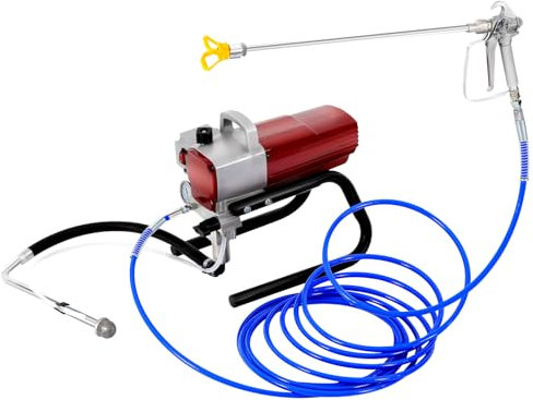 Airless-Farbsprühgerät, 1800W Elektrisch Airless Wandfarbe Farbsprühgerät Farbsprühsystem Hochdruck Sprühgerät, Max Durchfluss: 1,8 L/min