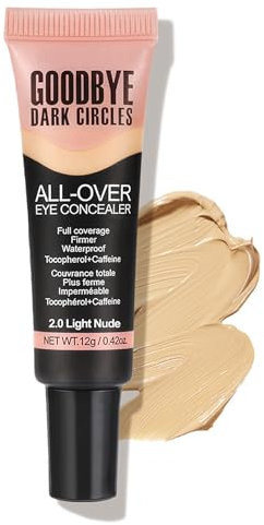 Flüssiger Concealer, Color Corrector Concealer Augenringe Hohe Deckkraft, Wasserfest & Langanhaltend Abdeckstift für Makellose Haut, Hydratisierend Under Eye Farbkorrigierend, Alle Hauttypen Geeignet