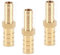 Straight Brass Barb Reducer, Brass Pipe Connector, 2-Way Hose Barb Fittings, 10mm to 8mm Pipe Reducer for Water/Gas/Oil/Air Pipe