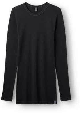 Dilling Damen Merinowolle Langarmshirt 8x1 Rib Baselayer temperaturregulierend atmungsaktiv
