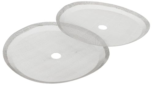 Kichvoe 2pcs 10cm Stainless Steel Filter Mesh Screens Coffee Press Replacement Filters for Coffee Makers and Tea Sieve Accessories