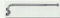 SWINGING EXTENDABLE DOOR DRAPERY ARM - SATIN CHROME