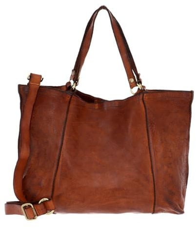 Campomaggi Damen Leder-Shopper-Tasche Braun Ein Größe