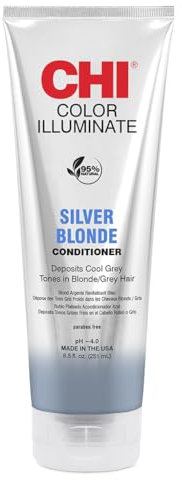 CHI Ionic Color Illuminate - Teal Blue Conditioner for Unisex 8.5 oz Conditioner