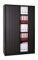Rolladenschrank Jalousieschrank Aktenschrank Büroschrank Stahlschrank 195x120x46cm, abschließbar und komplett montiert, SCHWARZ RAL 9005