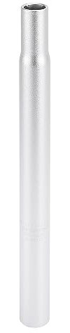 X AUTOHAUX Fahrrad Sattelstütze Sitzrohr Ersatz Aluminiumlegierung 25.4x300mm Silber Ton