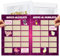 Giochi Alcolici Addio al Nubilato - Calendario Alcolico da Tavola Gratta e Vinci - Addio al Nubilato Gadget Amiche della Sposa - Kit Scherzi Accessori Team Bride to Be - Gioco per Bere Grattabile