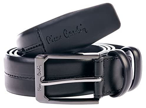 Pierre Cardin Herrengürtel, aus Leder, Damen, Junge, echtes Leder, kürzbar, Geschenk, Herrengürtel, hervorragende Qualität