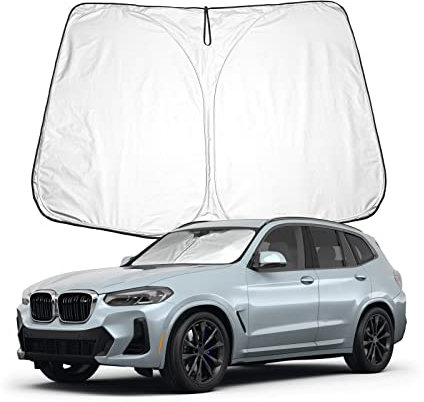 BIXUAN Parasol Compatible con BMW X3 iX3 G01 2018-2023 Parabrisas para el Parabrisas del Coche Cubierta del Parabrisas del Parabrisas para Parabrisas Delantero Bloqueado UV