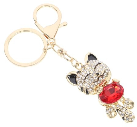GALPADA Porte-clés Forme de Chat Pendentif pour Bijou Décoratif pour Voiture Original Noir