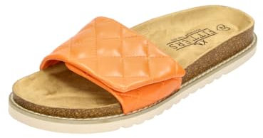 Sandale Jade in Farbe Orange, modische Schuhe in Übergröße, große Damenschuhe, Jade 45 EU Orange
