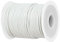 GENIQUE Real/Genuine Round Leather String Cord for Necklace, Bracelets, Jewellery, Braiding (2mm, White)