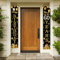 Happy 60th Birthday Door Banner - Black Gold Fabric 60 Years Old Party Decoration for Indoor & Outdoor