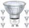 VINBE 25W GU10 Halogen Light Bulb, Gu10 Spotlight Bulb 2 Pin 38° Beam Dimmable for Track Light Bulbs Glass Cover for Range Hood Light Bulbs, 2800K Warm White, 6 Pieces