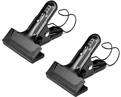 KAGYOKU 2Pcs Hintergrund-Federklemmen mit Haken robuste Clips für Fotografie-Hintergrundständer, Holzbearbeitung und Heimwerkerprojekte