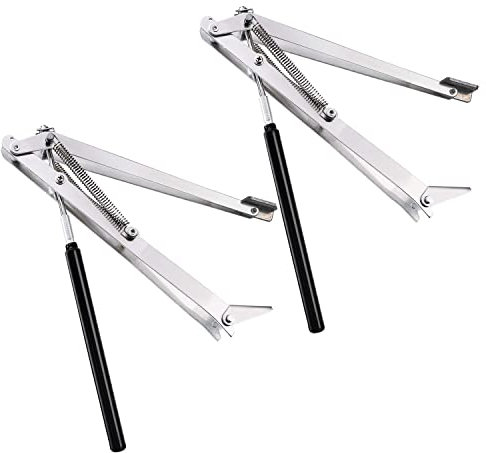 Jopassy 2X Automatischer Fensteröffner Gewächshaus, Hubkraft 14kg Doppelte Feder Automatischer Fensterheber, Öffnungshöhe 45cm Öffnen & Schließen Öffnungswinkel Fensterheber durch Temperatursteuerung