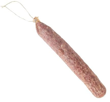 Leffis DIE STRACKE Ahle Wurst Nordhessen | Landfleischerei Leffringhausen | Rohwurstspezialität | Ahle Wurscht (luftgetrocknet | 4 Wochen)