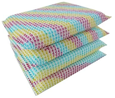 LZHWZQAN Spugna Abrasiva 4 Pezzi Spugna per Lavare i Piatti Spugna per la Pulizia Della Cucina Spugna Perfinare Scrub, Scrubber per Pentole e Stoviglie