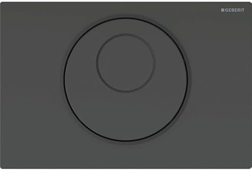 Geberit Sigma10 WC-Steuerung mit elektr. Spülauslösung, Netzbetrieb, automatisch, berührungslos, manuell, 115.890.DW.6, Farbe: Schwarz