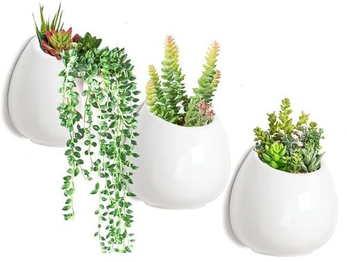 VLPFYGVT 3 Supports pour Plantes à Suspendre Support de Panier Support de Pot de Fleur Décoratif pour Plantes D'intérieur et D'extérieur Pot de Fleurs Suspendu pour Mur, Chambre, Bureau
