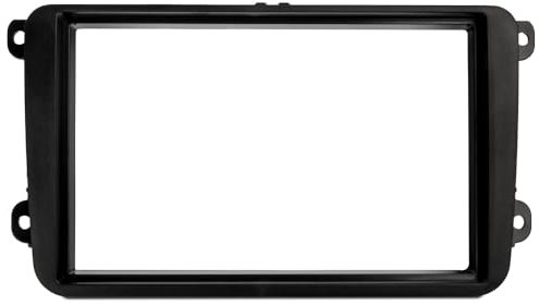 OPTION Radioblende 2-DIN für mit VW Golf 5, Golf 6, Passat, Caddy, Touran, Tiguan, Polo, EOS, Jetta, Sharan, T5, T6,Scirocco, Amarok, Beetle, Skoda Octavia, Rapid, Fabia, Yeti, Seat Leon, Alhambra