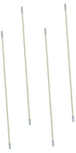 CONGARTENO Ofenrohrbürste 130mm 4 Stück Reinigungsbürstenstangen aus Kunststoff Leicht und Stabil für Trockner und Rauchrohre