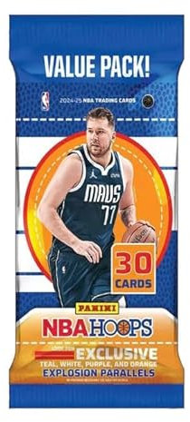 2024/25 Panini Hoops Jumbo Pack mit 30 Basketball-Sammelkarten