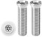 APOMOONS 2 Tornillos Huecos para Fregadero, Tornillo Hueco para Válvulas de Cesta de Colador, Acero Inoxidable, Tornillos Huecos, Adecuados para Fregaderos de Cocina, Fregaderos M12 X 45mm