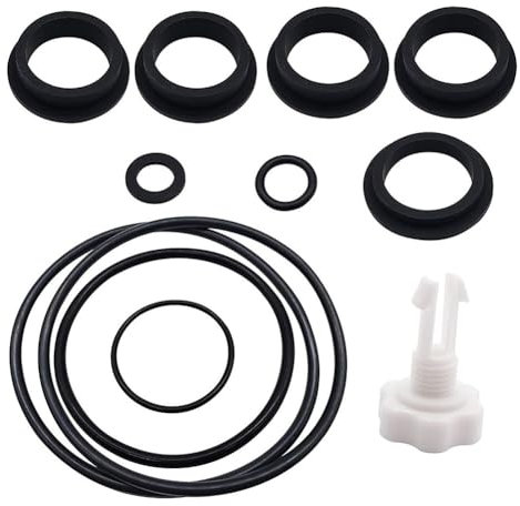 Filtre à sable de rechange pour pompes à filtre à sable Intex, accessoires de piscine pour joints de piscine Intex, pièces de rechange 25013, accessoires de piscine avec 1 valve de vidange d'air, 11