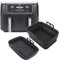 Air Fryer Liners - Pack of 2 - Black Premium Silicone Air Fry Liners Compatible with Ninja AF400UK 9.5L & Tower T17088 - Non-Stick Easy-to-Clean Reusable Cooking Accessory
