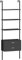 RELAX4LIFE Libreria Scaffale a Scala, Scaffale a 3 Ripiani con 2 Cassetti, Struttura in Metallo, Mobile per Salotto, Studio, Ufficio e Cucina (Nero,60 x 30 x 184 cm)