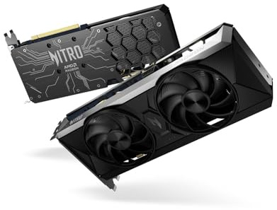 acer Nitro Radeon RX 9060 XT - AMD Grafikkarte (16 GDDR6, 128 Bit, PCIe 5.0 x16, 1x HDMI 2.1a 2X DP 2.1b) 2X Nitro FrostBlade, 1x8 pin, Slot Space: 2