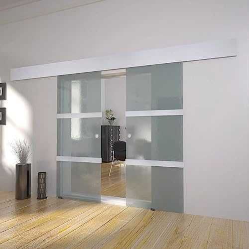 Porte Scorrevoli Da Interno Manuale, Porta Scorrevole Doppia in Vetro