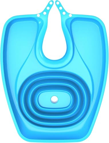 Lavabi per Shampoo Portatile per Infermi, Lavabi Pieghevole per Lavaggio Capelli, Lavabo con Drenaggio per Anziani, Donne Incinte, Salone, Bambini