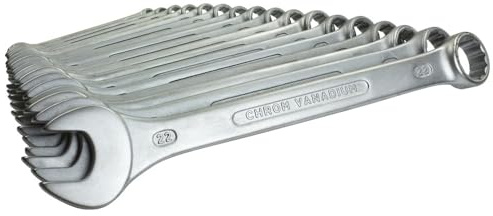 Dönges Ringmaulschlüssel-Satz, DIN 3113, neutral, 17-teilig, 6-22 mm (Ringmaulschlüssel Maulringschlüssel Ringmaulschlüsselsatz Maulringschlüsselsatz)