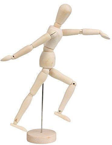 SGerste Wood Künstler-Zeichenpuppe mit Gelenk, 30,5 cm 30,5 cm (12 Zoll)