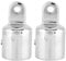 Alomejor Bimini Tapa Ojo para Embarcaciones Yachtconjector De Tapa De Conexión Herrajes De Cubierta 7/8 1(22mm*2pcs) (2PCS)