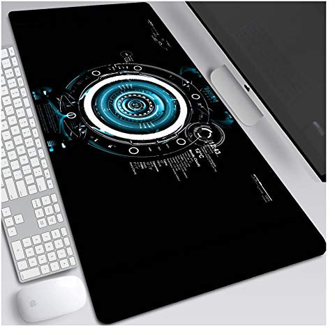 IGIRC Mauspad Jungengeschenk Iron Man 900X400mm, Perfekte Präzision und Geschwindigkeit Gaming-Mauspad mit 3 mm starker Gummiunterseite, für Notebooks, PC und Büros