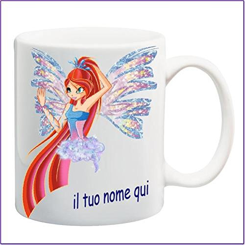 My Cust MUG TAZZA gadget compatibile CON WINX,FATA WEB, PERSONALIZZATA CON NOME FRASE O FOTO - IDEA REGALO