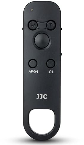 JJC RMT-P1BT Bluetooth Fernbedienung Kabelloser Fernauslöser für A1 II a7 IV III ZV-1 ZV-1F A7C II, A7C R, a7S III a7R V a1 a9 III II RX0 II RX100 VII a6700 a6100 a6400 a6600 - Ersetzt Sony RMT-P1BT