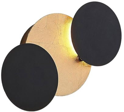 Lindby LED Wandleuchte, Wandlampe Innen Grazyna (Modern) in Schwarz aus Metall (3 flammig) - Wandstrahler Wandbeleuchtung Schlafzimmer/Wohnzimmer Wohnzimmerleuchte