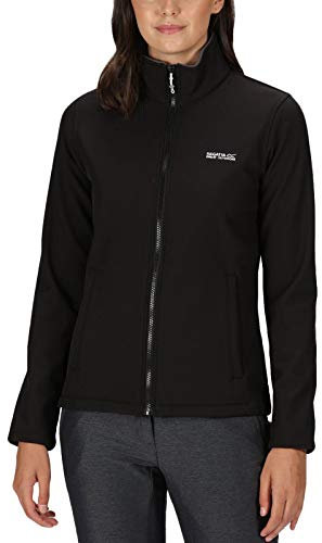 Chaqueta Softshell Connie V de Tejido elástico, Repelente al Agua, Resistente al Viento y con Bolsillos