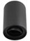 LED Aufbauspot, LED Deckenaufbauleuchte, Aluminium Deckenleuchte Schwarz Rund Ø85mm x 115mm OH1007 (SCHWARZ SLIM)