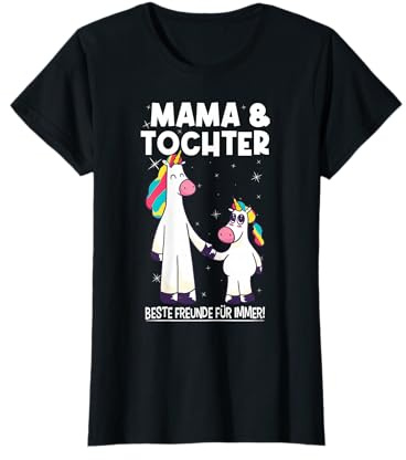 Einhorn Mama Tochter Partnerlook Kind Mutter Familie Set T-Shirt