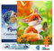 Figured'Art Diamond Painting Erwachsene 40x50cm Mit Rahmen Ganze Leinwand gespannt Fuchs und Schmetterling 5D Bilder Eckige Steine - DIY Set Basteln