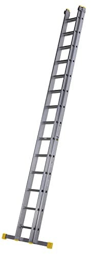 Werner Aluminium Double Section Extension Ladder Box Section 4.13m