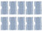 10Pcs Microscope Slides Storage Box Slide Box Plastic Glass Prepared Microscope Slide Storage Box For 1 PCS Glass Slide