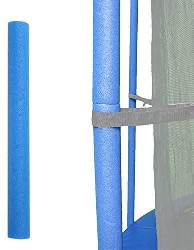 Cymwer Manguitos de espuma para trampolín, 1 tubo de espuma, mástil de trampolín, 40 cm de trampolín, mangas de repuesto para accesorios de trampolín, color azul